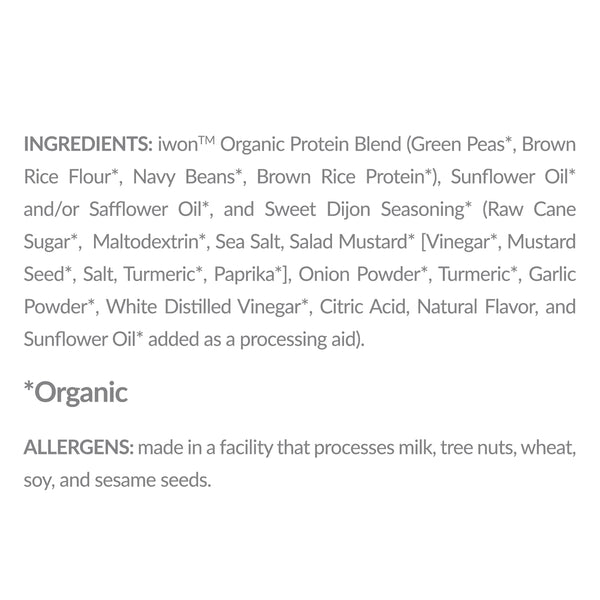 Buy Sweet Dijon Flavor Snack Stix | 8 Bags | High Protein Snacks - IWON  Organics