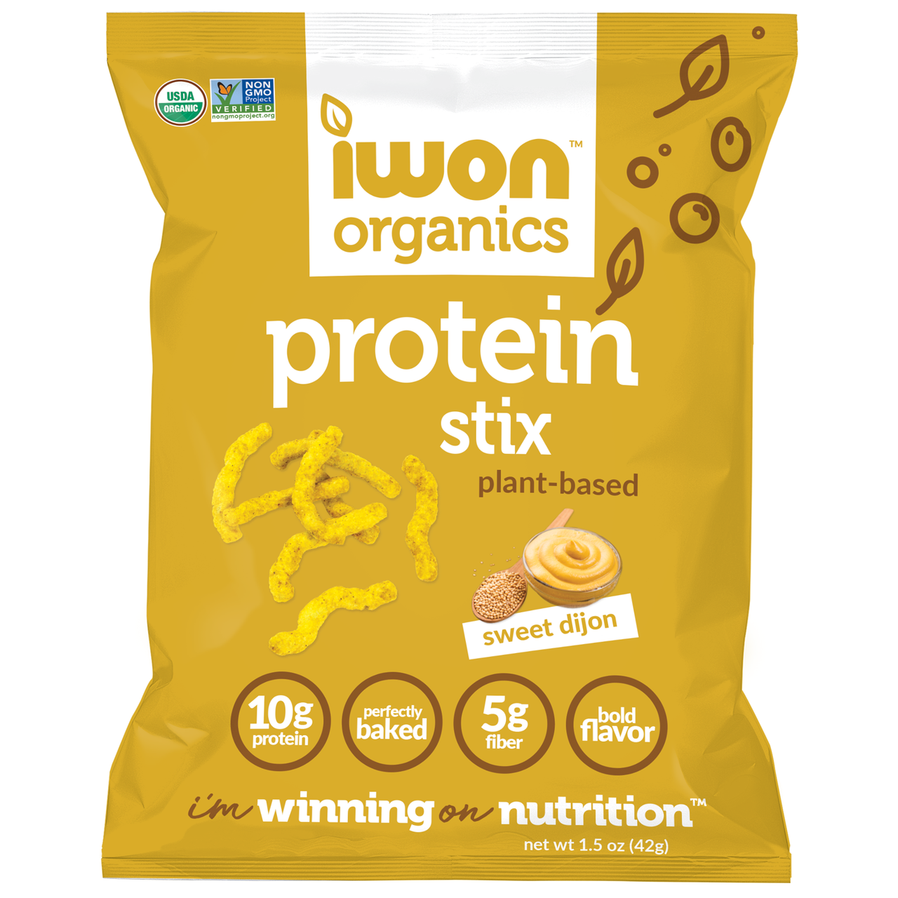 Buy Sweet Dijon Flavor Snack Stix | 8 Bags | High Protein Snacks 